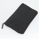 BVLGARI Logo Mania Tote Bag Canvas Black Silver Auth bs27433-20