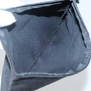 BVLGARI Logo Mania Tote Bag Canvas Black Silver Auth bs27433-22