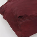 PRADA Hand Bag Nylon Bordeaux Silver Auth bs27436-15