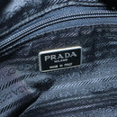 PRADA Hand Bag Nylon Bordeaux Silver Auth bs27436-18