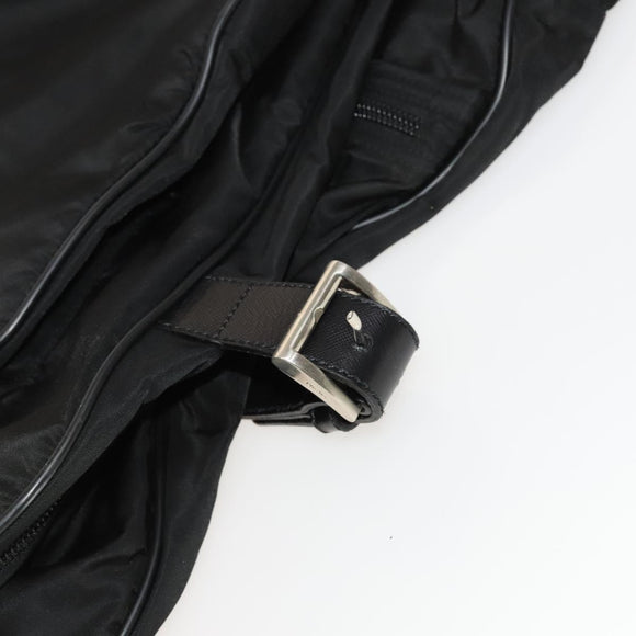 PRADA Garment Cover Nylon Black Auth bs27437