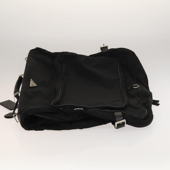PRADA Garment Cover Nylon Black Auth bs27437