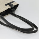 PRADA Sports Tote Bag Canvas Beige Silver Auth bs27440-7