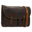 LOUIS VUITTON Monogram Gibeciere GM Shoulder Bag M42246 LV Auth bs27446-1