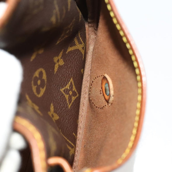 LOUIS VUITTON Monogram Gibeciere GM Shoulder Bag M42246 LV Auth bs27446