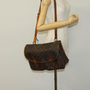LOUIS VUITTON Monogram Gibeciere GM Shoulder Bag M42246 LV Auth bs27446-20