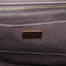 PRADA Canapa GM Tote Bag Canvas Brown Gold Auth bs27454-18