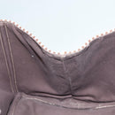 PRADA Canapa GM Tote Bag Canvas Brown Gold Auth bs27454-19