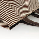 PRADA Canapa GM Tote Bag Canvas Brown Gold Auth bs27454-6