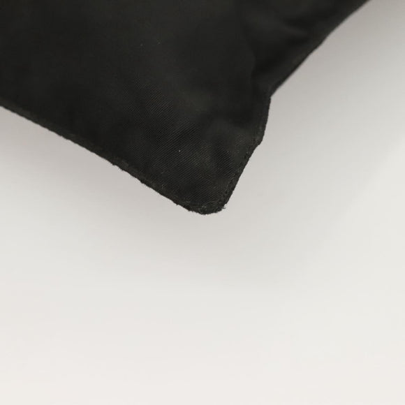 PRADA Shoulder Bag Nylon Black Silver Auth bs27458