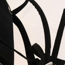 PRADA Backpack Nylon Black Silver Auth bs27459-15