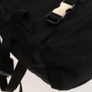 PRADA Backpack Nylon Black Silver Auth bs27459-19