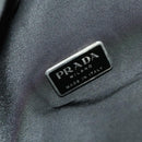 PRADA Backpack Nylon Black Silver Auth bs27459-22