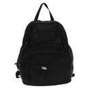 PRADA Backpack Nylon Black Silver Auth bs27459-13