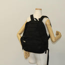 PRADA Backpack Nylon Black Silver Auth bs27459-25