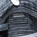 PRADA Sports Tote Bag Canvas Beige Black Auth bs27461-15