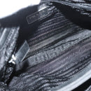 PRADA Sports Tote Bag Canvas Beige Black Auth bs27461-16