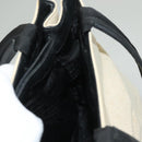 PRADA Sports Tote Bag Canvas Beige Black Auth bs27461-20