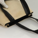 PRADA Sports Tote Bag Canvas Beige Black Auth bs27461-6