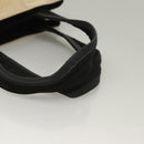 PRADA Sports Tote Bag Canvas Beige Black Auth bs27461-7