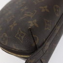 LOUIS VUITTON Monogram Trousse Demi Ronde Cosmetic Pouch M47520 LV Auth bs27472-16