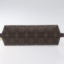 LOUIS VUITTON Monogram Trousse Demi Ronde Cosmetic Pouch M47520 LV Auth bs27472-6