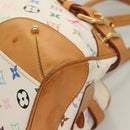 LOUIS VUITTON Monogram Multicolor Claudia Hand Bag White M40193 LV Auth bs27477-9