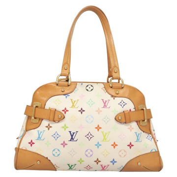 LOUIS VUITTON Monogram Multicolor Claudia Hand Bag White M40193 LV Auth bs27477 - 0