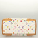 LOUIS VUITTON Monogram Multicolor Claudia Hand Bag White M40193 LV Auth bs27477-5