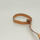 CELINE Macadam Canvas Shoulder Bag PVC Leather Brown Gold Auth bs27481-14