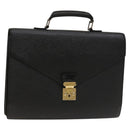 LOUIS VUITTON Epi Serviette Conseiller Business Bag Black M54422 LV Auth bs27487-1