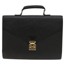 LOUIS VUITTON Epi Serviette Conseiller Business Bag Black M54422 LV Auth bs27487-2