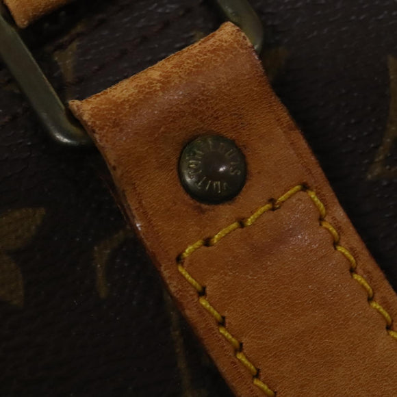 LOUIS VUITTON Monogram Keepall Bandouliere 55 Boston Bag M41414 LV Auth bs27495