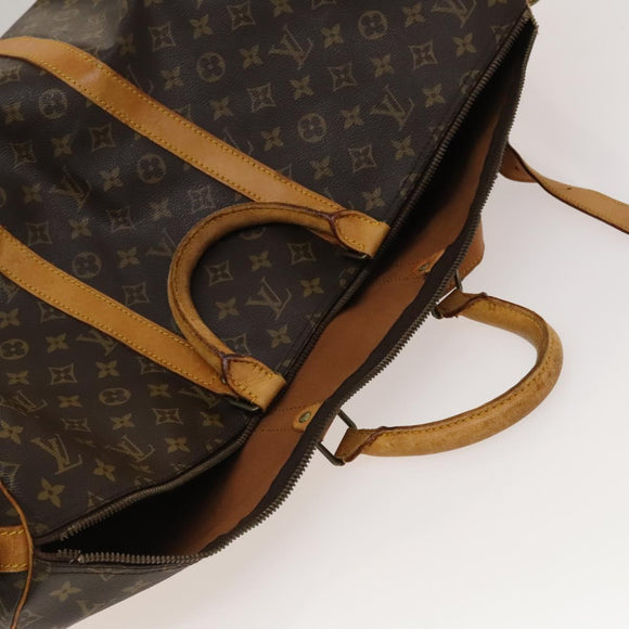 LOUIS VUITTON Monogram Keepall Bandouliere 55 Boston Bag M41414 LV Auth bs27495