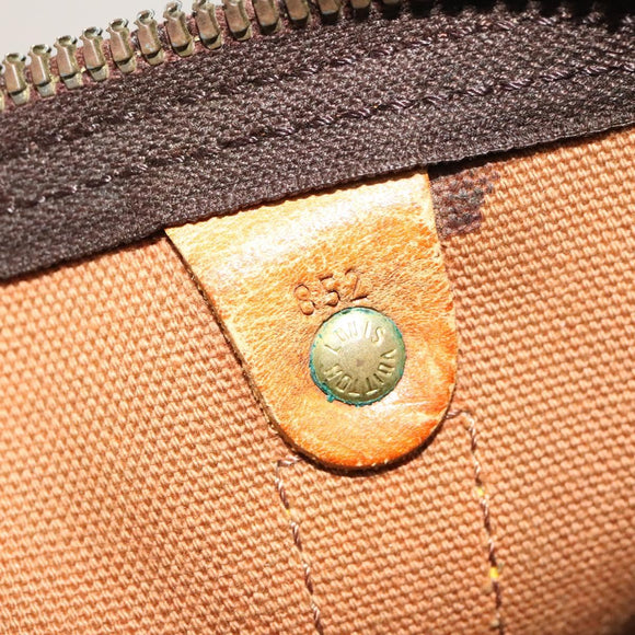 LOUIS VUITTON Monogram Keepall Bandouliere 55 Boston Bag M41414 LV Auth bs27495