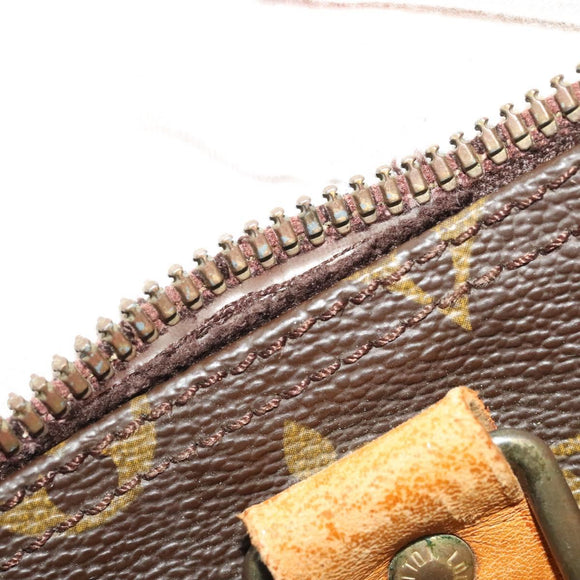 LOUIS VUITTON Monogram Keepall Bandouliere 55 Boston Bag M41414 LV Auth bs27495