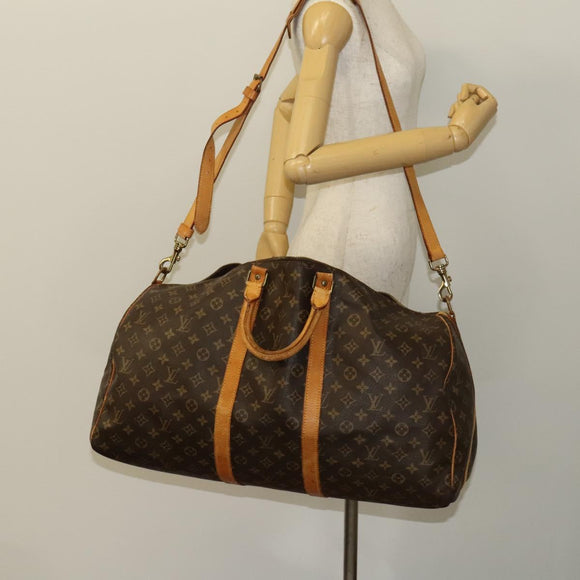 LOUIS VUITTON Monogram Keepall Bandouliere 55 Boston Bag M41414 LV Auth bs27495