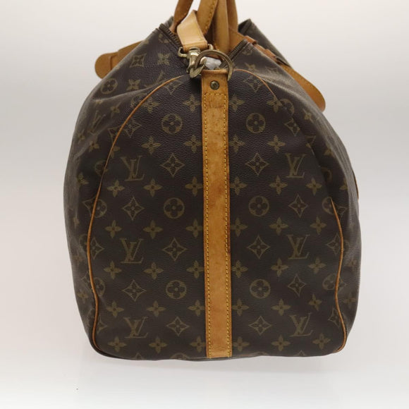 LOUIS VUITTON Monogram Keepall Bandouliere 55 Boston Bag M41414 LV Auth bs27495