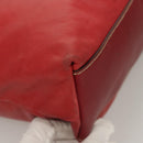 GUCCI Shoulder Bag Leather Red Gold 189840 001364 Auth bs27504-9