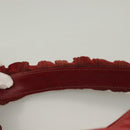 GUCCI Shoulder Bag Leather Red Gold 189840 001364 Auth bs27504-8