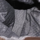 GUCCI Bamboo Hand Bag Nylon 2way Brown Silver 001 1553 1577 Auth bs27505-9