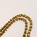 PRADA Chain Backpack Nylon Khaki Gold Auth bs27511-15