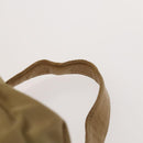 PRADA Chain Backpack Nylon Khaki Gold Auth bs27511-14