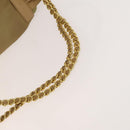 PRADA Chain Backpack Nylon Khaki Gold Auth bs27511-8