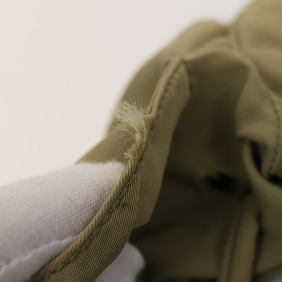 PRADA Backpack Nylon Khaki Silver Auth bs27513
