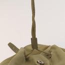 PRADA Backpack Nylon Khaki Silver Auth bs27513-21