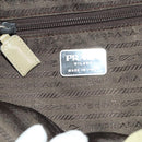 PRADA Backpack Nylon Khaki Silver Auth bs27513-24