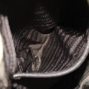 PRADA Backpack Nylon Khaki Silver Auth bs27513-25