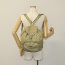 PRADA Backpack Nylon Khaki Silver Auth bs27513-28