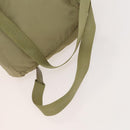 PRADA Backpack Nylon Khaki Silver Auth bs27513-7